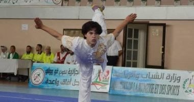 عمار محمد يتوج بذهبية الكونغ فو فى دورة الألعاب الأفريقية للمدارس بالجزائر عمار محمد