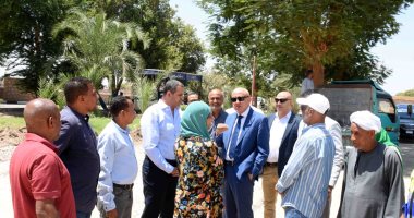 محافظ الأقصر يتفقد تطوير البنية التحتية ورفع الإشغالات بعدة مناطق