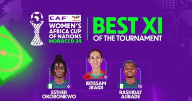 ثنائى مغربى فى التشكيل المثالى لبطولة كأس أمم أفريقيا للسيدات التشكيل المثالي لأمم أفريقيا للسيدات