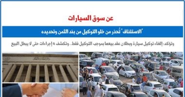 سوق السيارات.. الاستئناف تحذر من خلو التوكيل من بند الثمن وتحديده.. برلمانى