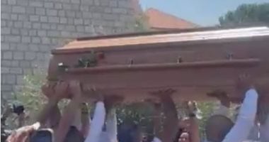 جانب من جنازة زياد الرحباني