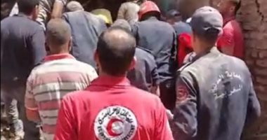 الهلال الأحمر المصري يساند جهود الحماية المدنية في انتشال ضحايا حادث عقار طنطا