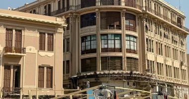 نائب محافظ القاهرة يتفقد أعمال تطوير منطقة العتبة وترميم عمارة تيرينج.. صور عمارة تيرينج