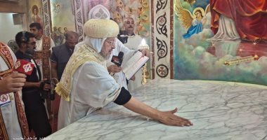 مطران شبرا الخيمة يدشن كنيسة "مار يوحنا الحبيب" ببهتيم