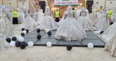 تنظيم معرض خاص لتوزيع فساتين الزفاف لدعم زواج الفتيات اليتيمات بالدقهلية