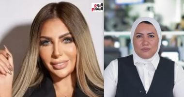 الزميلة هبه الشافعى مذيعة اليوم السابع 