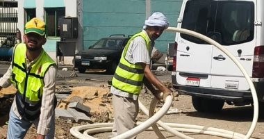 بدء مد كابلات الخط الاحتياطى بمحطة جزيرة الذهب.. صورة