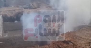 "النيران كلت البيوت".. القصة الكاملة لحرائق قرية برخيل بسوهاج (فيديو) جانب من الحرائق