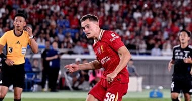فلوريان فيرتز أفضل لاعب في مباراة ليفربول ويوكوهوما الودية فلوريان فيرتز