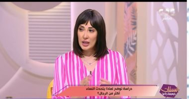 مها بهنسى عن دراسة: الستات بتتكلم أكتر من الرجالة بفارق 1400 كلمة فى اليوم