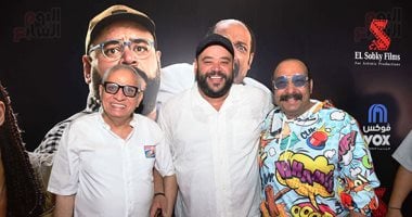 محمد ممدوح من عزاء شقيق خالد جلال إلى العرض الخاص لفيلمه روكي الغلابة.. صور محمد ممدوح في العرض الخاص