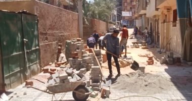 محافظ أسيوط: مواصلة تركيب بلاط الإنترلوك بمنطقة الصيانة البحرية بمدينة أبوتيج