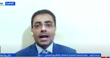 محمد أنيس: تدفقات استثمارية غير مسبوقة فى 2024 والطروحات الحكومية تفتح أبواب جذب محمد أنيس عضو الجمعية المصرية للاقتصاد والتشريع السياسي