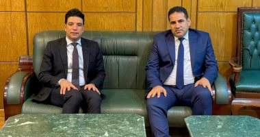 نائب محافظ سوهاج يهنئ مدير الأمن الجديد بمناسبة توليه مهام منصبه