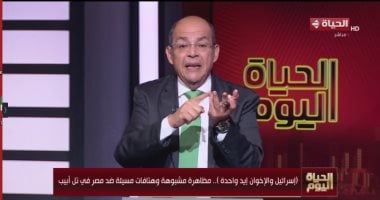 محمد شردى لجماعة الإخوان: "وصلت بكم البجاحة لرفع أعلام إسرائيل فى تل أبيب" الإعلاى محمد مصطفى شردى