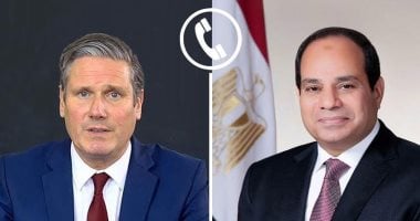الرئيس السيسى يتلقى اتصالا هاتفيا من رئيس وزراء المملكة المتحدة "كير ستارمر" السيد الرئيس عبد الفتاح السيسي ورئيس وزراء المملكة المتحدة كير ستارمر