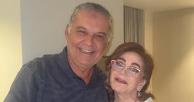 ميادة الحناوي والمنتج محسن جابر