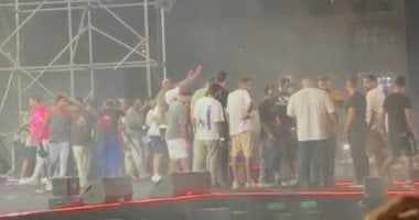 وفاة وإصابات فى حفل محمد رمضان بالساحل إثر سقوط ألعاب نارية على الجمهور.. فيديو - اليوم السابع