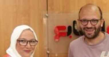 هند سعيد صالح أثناء تكريم اليوم السابع للفنان الراحل