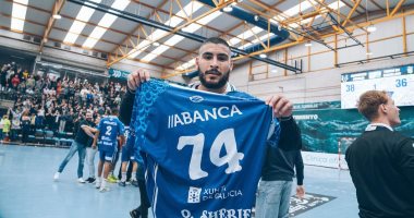عمر شريف ينتقل لصفوف سيوداد ريال الإسباني لكرة اليد عمر شريف لاعب منتخب مصر لكرة اليد