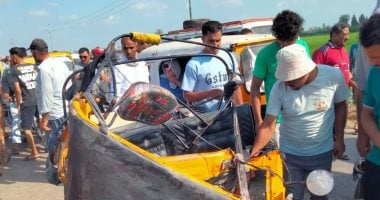مصرع عريس بعد ساعات من وفاة عروسه ليلة زفافهما بكفر الشيخ فى حادث تصادم