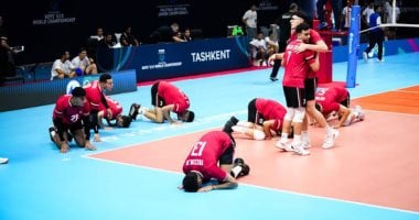 شباب الطائرة يهزم تونس في تحديد مراكز بطولة العالم منتخب شباب الطائرة