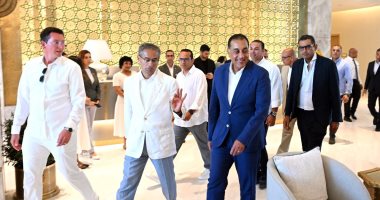 رئيس الوزراء يشهد افتتاح "إعمار مصر" لفندق "Palace Beach Resort Marassi"