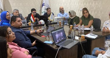 غرفة العمليات المركزية للانتخابات بحزب المؤتمر تعقد اجتماع "زوم" بغرف المحافظات