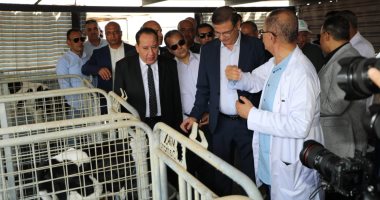 وزير الزراعة يتفقد مشروع الصالحية الزراعي