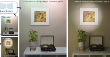 أداة جديدة توفر التحكم المباشر في الإضاءة للصور بتقنية 3D اضاءة 3D