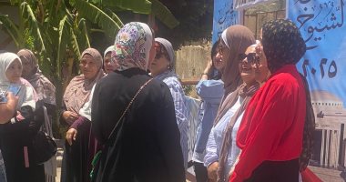 إقبال كبير من السيدات على لجنة نهضة مصر بانتخابات مجلس الشيوخ