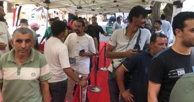 توافد الشباب للتصويت فى انتخابات مجلس الشيوخ بلجنة كلية الفنون الجميلة