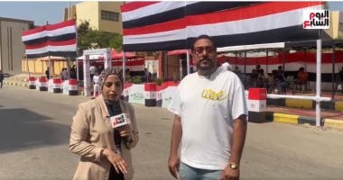 الزميلة اية سمير ورسائل الناخبين من أمام لجان الانتخابات
