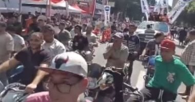 مسيرات وأعلام مصر تزين انتخابات الشيوخ