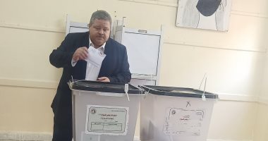 رئيس الهيئة المصرية لضمان الجودة يدلى بصوته بانتخابات الشيوخ