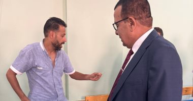 مرشح الجبهة الوطنية بالجيزة يدلى بصوته فى انتخابات مجلس الشيوخ