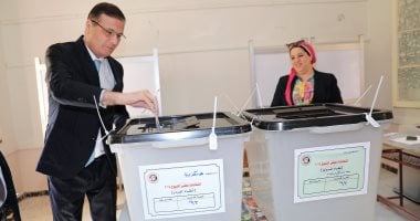 وزير الزراعة يدلي بصوته في انتخابات مجلس الشيوخ