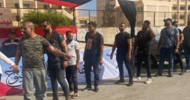 توافد الناخبين على لجان مدينة 6 أكتوبر 