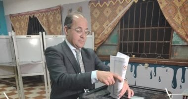 وزير المالية يدلى بصوته فى انتخابات مجلس الشيوخ وزير المالية يدلى بصوته