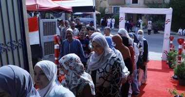 حضور ملحوظ للسيدات مصر فى أولى ساعات انتخابات مجلس الشيوخ 2025.. صور