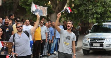استقبال موكب الرئيس