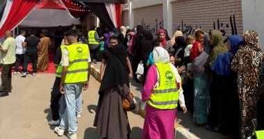 إقبال ملحوظ من السيدات لإدلاء بأصواتهن فى انتخابات الشيوخ بالفرودس.. صور