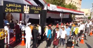 الشرطة النسائية فى الصفوف الأمامية لتأمين انتخابات الشيوخ