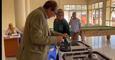 المهندس حسام الخولى يدلي بصوته بانتخابات مجلس الشيوخ 2025