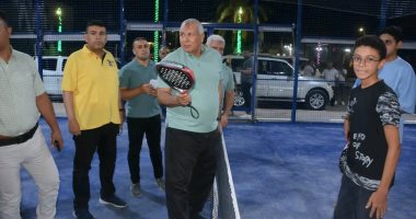 محافظ الوادى الجديد يتابع نشاط فريق رياضة "البادل" ويوجه بدعمه