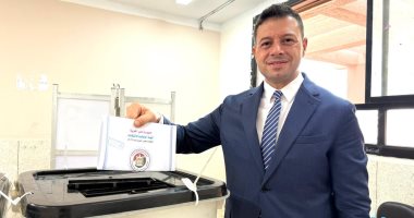 حسين حسنى مساعد أمين حزب حُماة الوطن عقب تصويته فى انتخابات الشيوخ: واجب وطنى مقدس