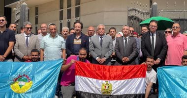 جامعة طنطا تنظم مسيرة حاشدة للحث على المشاركة فى التصويت بانتخابات الشيوخ