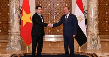 رئيس فيتنام: نستهدف حجم تبادل تجارى مع مصر بقيمة مليار دولار الفترة المقبلة السيد الرئيس عبد الفتاح السيسى ورئيس فيتنام