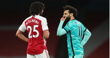 محمد صلاح يسعى لمعادلة إنجاز النني فى مباراة ليفربول ضد كريستال بالاس محمد صلاح والنني في مباراة سابقة بين ليفربول وأرسنال