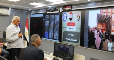 محافظ أسوان: مد التصويت باللجان فى حالة زيادة التوافد عليها جانب من المتابعة